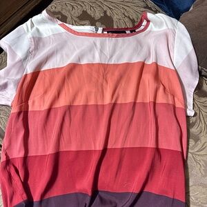 Horizontal Stripe Blouse Medium